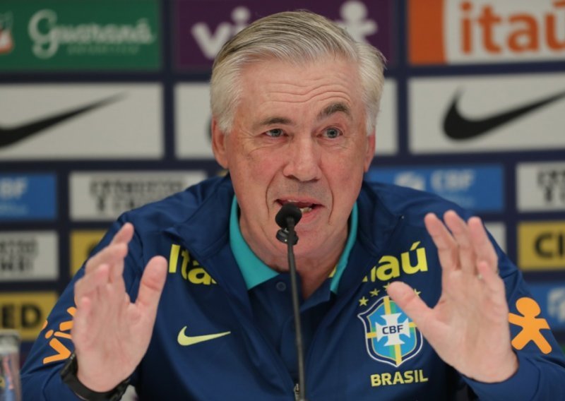 Razočarani Carlo Ancelotti oglasio se nakon kiksa u debiju na klupi Brazila